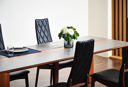 開梱設置無料]【大川家具】ダイニングテーブル7点セット 6人掛け 210cm