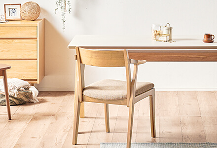 開梱設置無料]【大川家具】ダイニングテーブル 4人掛け 150cm幅 シーラ