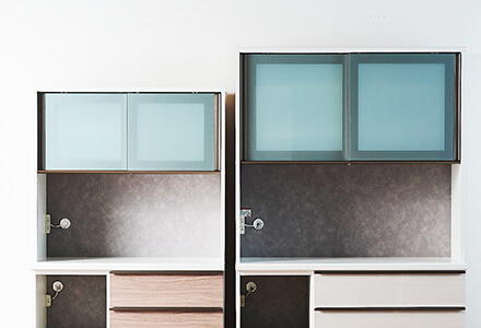 近藤産業 大川家具 2面レンジボード アーバンStyle 日本製